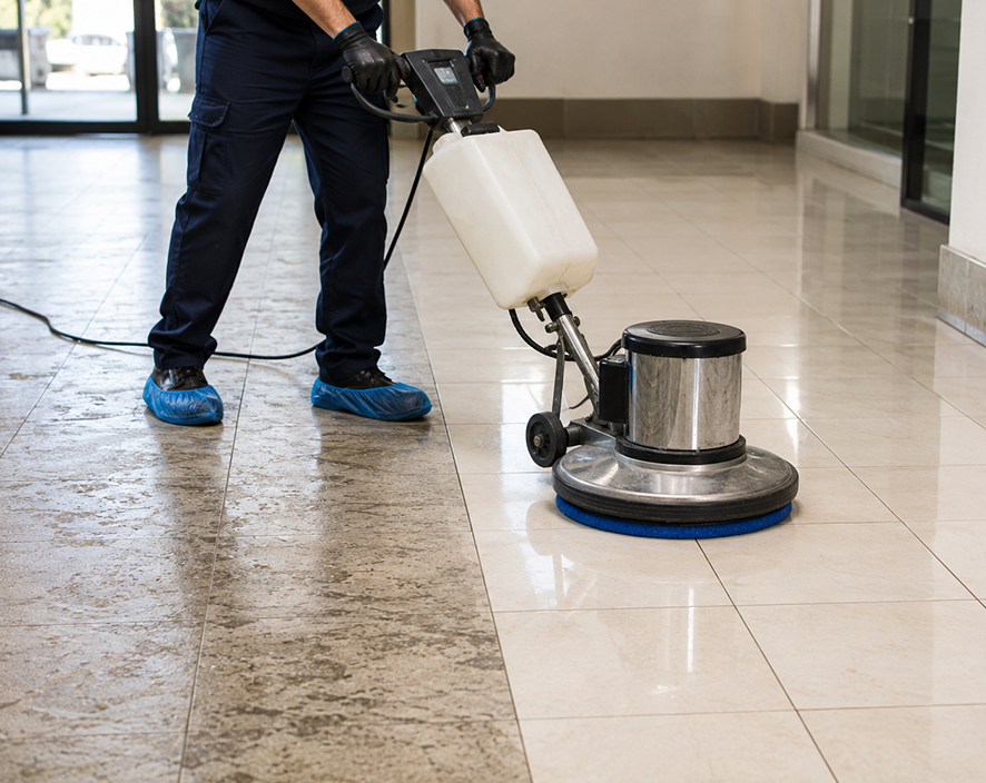Professional deep tile and grout cleaning service in Lewisville.
